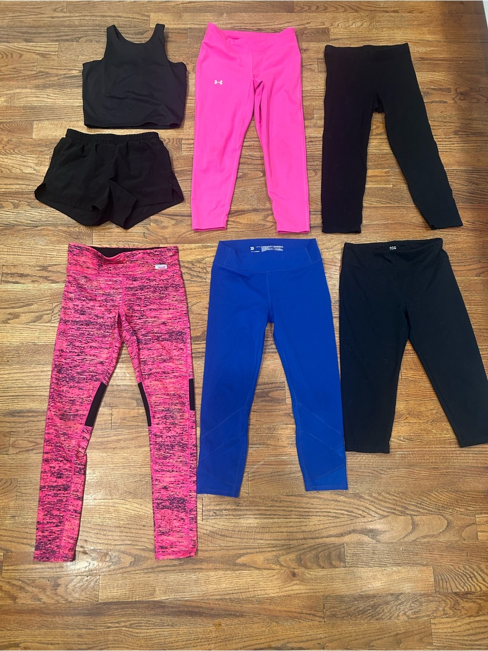 Girls athletic work out clothes size 10/12